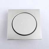 "Heavy-Duty Stainless Steel Square Shower Floor Drain – Durable Tile Insert for Efficient Water Drainage"
